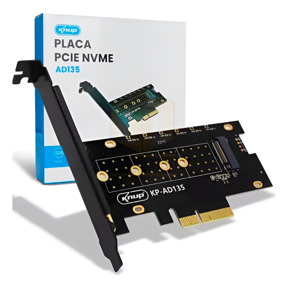 Placa Pci-e 8x P/ M.2 Nvme Knup Kp-ad135 - Cod: 4430